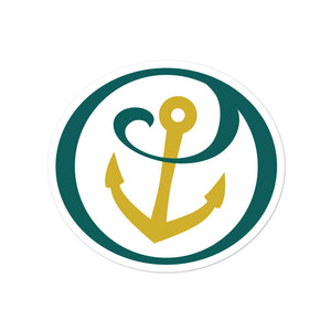 Alpha Sigma Tau Anchor Mark Sticker