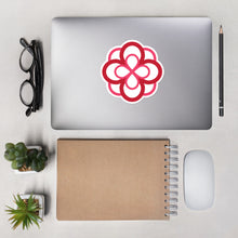 Load image into Gallery viewer, Alpha Omicron Pi Infinity Rose Sticker - Multi