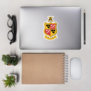 Delta Chi Coat Of Arms Sticker