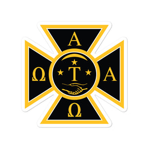 Alpha Tau Omega Badge Sticker
