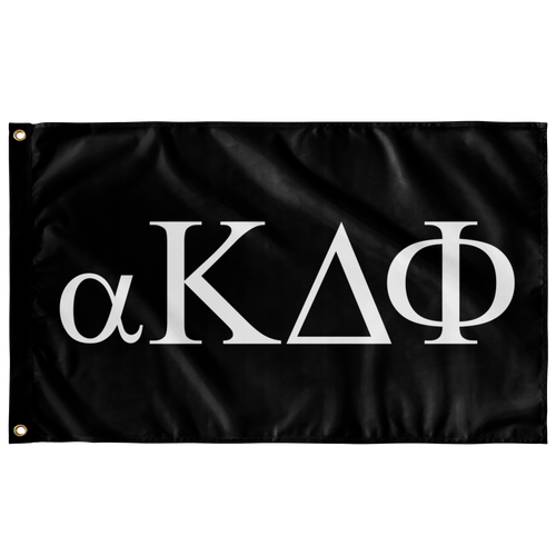 alpha Kappa Delta Phi Flag - Black