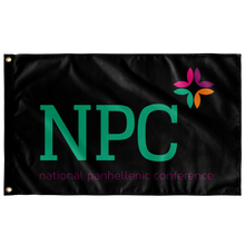 Load image into Gallery viewer, National Panhellenic Conference Flag - Black