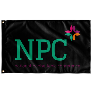 National Panhellenic Conference Flag - Black