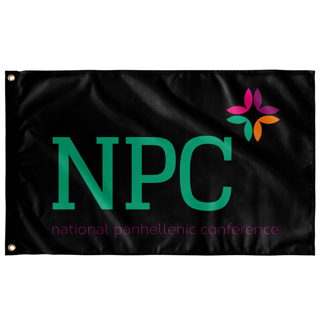 National Panhellenic Conference Flag - Black