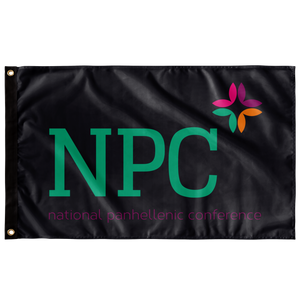 National Panhellenic Conference Flag - Whale Grey