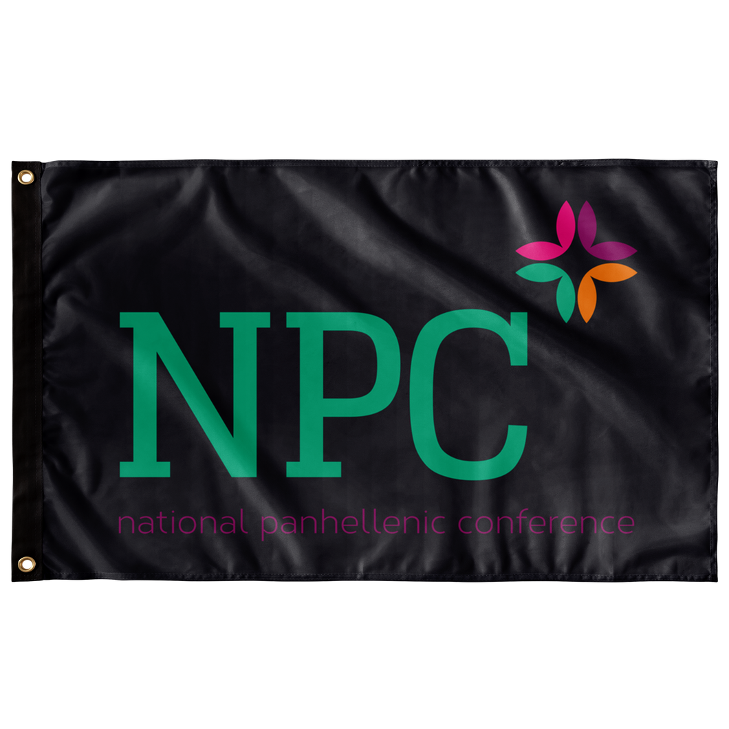 National Panhellenic Conference Flag - Whale Grey