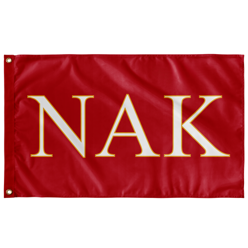 Nu Alpha Kappa Flag - Red