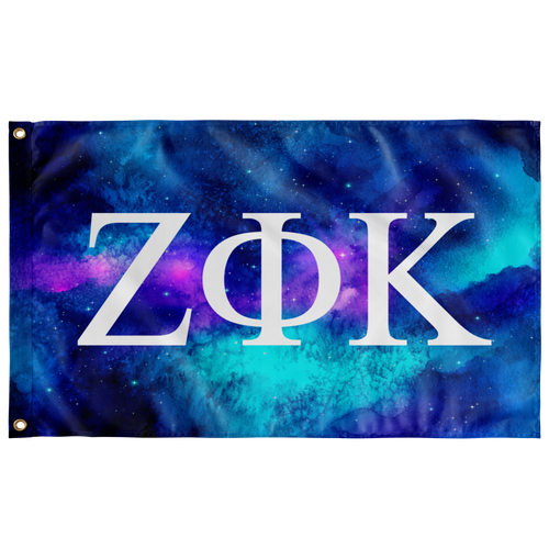 Zeta Phi Kappa Greek Galaxy Flag