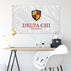 Delta Chi Vertical Logo Fraternity Flag