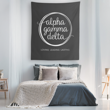 Load image into Gallery viewer, Alpha Gamma Delta Sorority Tapestry - 2
