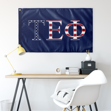 Load image into Gallery viewer, Tau Epsilon Phi USA Flag - Blue