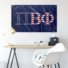 Load image into Gallery viewer, Pi Beta Phi USA Flag - Blue