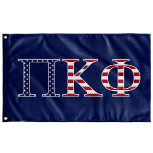 Pi Kappa Phi USA Flag - Blue