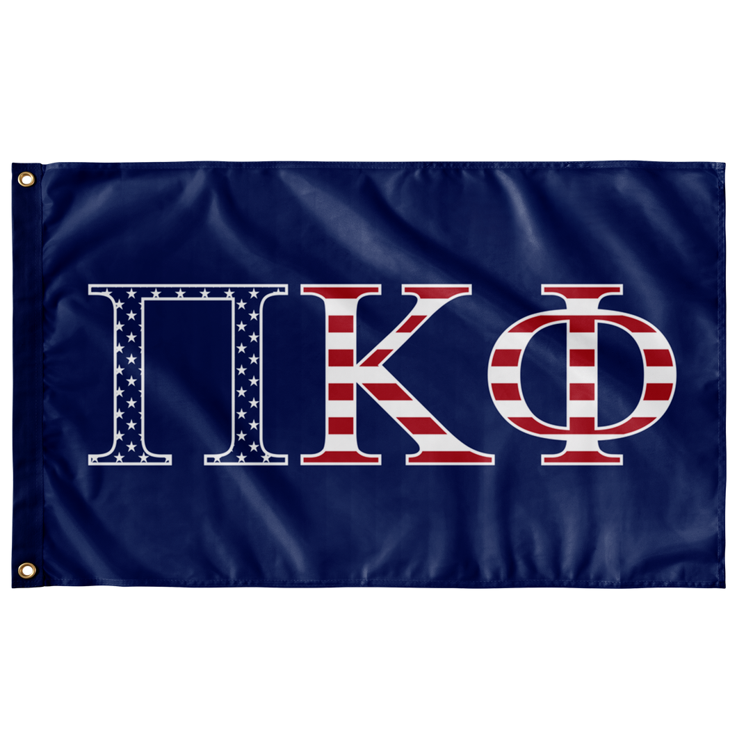 Pi Kappa Phi USA Flag - Blue