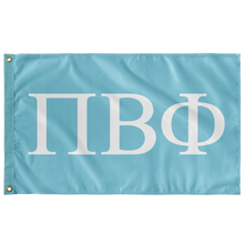 Load image into Gallery viewer, Pi Beta Phi Flag - Aqua