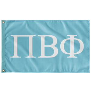 Pi Beta Phi Flag - Aqua