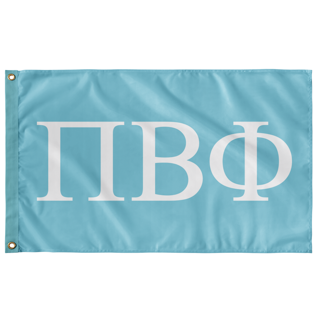 Pi Beta Phi Flag - Aqua