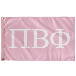 Pi Beta Phi Flag - Azalea and White - Greek Gear 