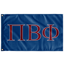 Load image into Gallery viewer, Pi Beta Phi Sorority Flag - Blue, Wine &amp; White
