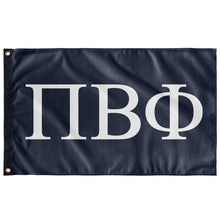 Load image into Gallery viewer, Pi Beta Phi Sorority Flag - Gray &amp; White