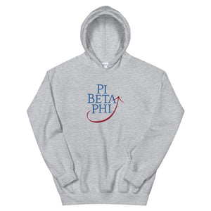 Pi Beta Phi Sorority Hoodie - Sports Grey