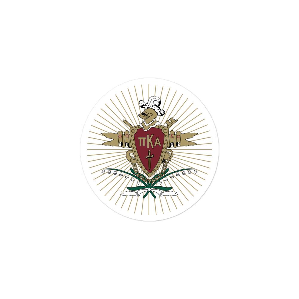 Pi Kappa Alpha Coat Of Arms Sticker