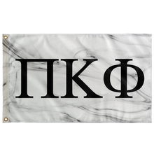 Load image into Gallery viewer, Pi Kappa Phi White Marble Greek Flag