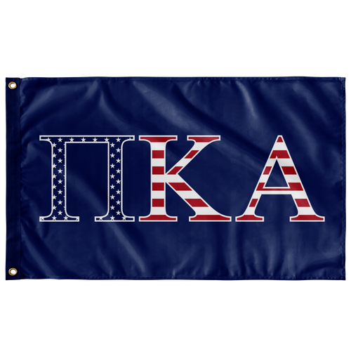 Pi Kappa Alpha USA Flag - Blue