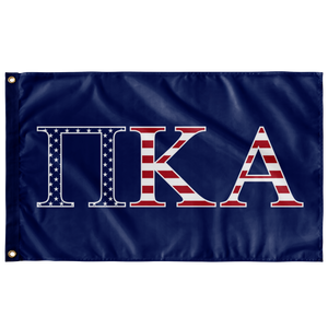 Pi Kappa Alpha USA Flag - Blue