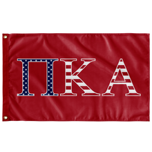 Load image into Gallery viewer, Pi Kappa Alpha USA Flag -  Red