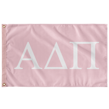 Load image into Gallery viewer, Alpha Delta Pi Sorority Flag - Pink &amp; White