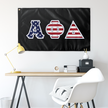 Load image into Gallery viewer, Alpha Phi Delta American Flag - Black
