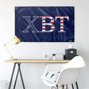 Chi Beta Tau USA Flag - Blue