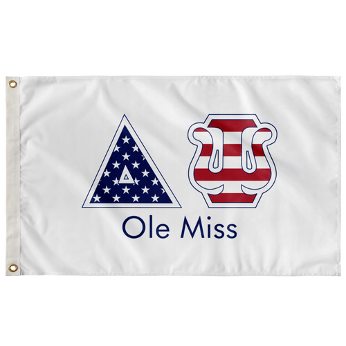 Delta Psi Ole Miss Stars And Stripes Greek Flag