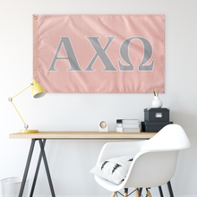 Load image into Gallery viewer, Alpha Chi Omega Sorority Flag - Hera, Chord &amp; White