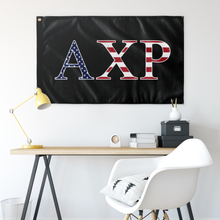 Load image into Gallery viewer, Alpha Chi Rho USA Flag - Black
