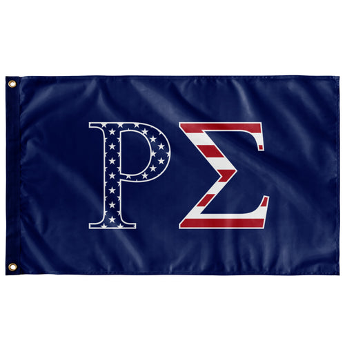 Rho Sigma USA Flag - Blue
