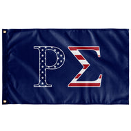 Rho Sigma USA Flag - Blue