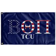 Load image into Gallery viewer, Beta Theta Pi TCU USA Flag - Blue