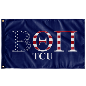 Beta Theta Pi TCU USA Flag - Blue