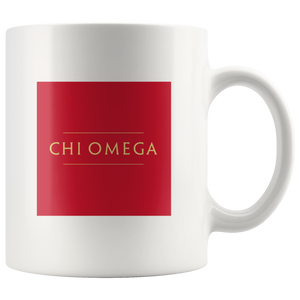 Chi Omega Mug