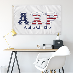 Alpha Chi Rho Stars And Stripes Greek Flag