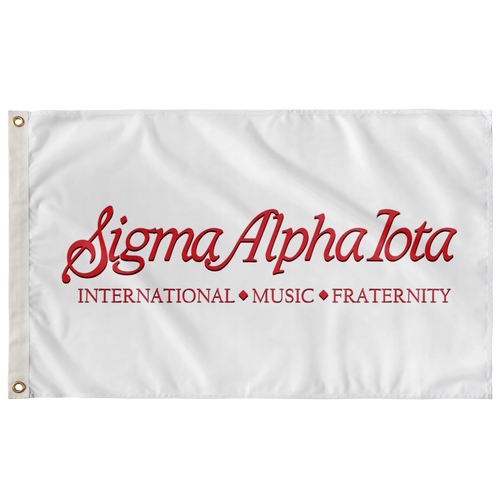 Sigma Alpha Iota Logo Flag