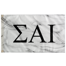 Load image into Gallery viewer, Sigma Alpha Iota White Marble Sorority Flag