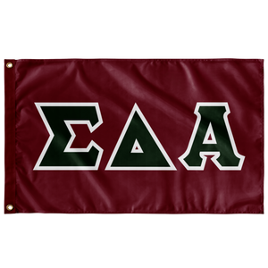 Sigma Delta Alpha Flag - Fraternity Banner 