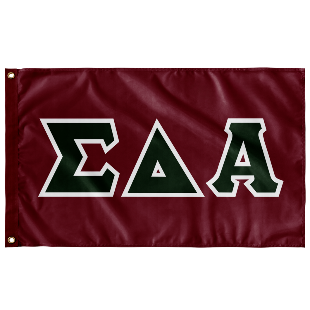 Sigma Delta Alpha Flag - Fraternity Banner 