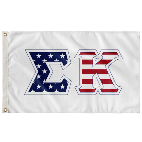 Sigma Kappa State Stars & Stripes Flag