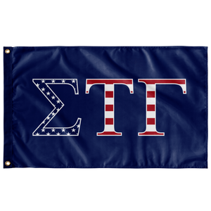 Sigma Tau Gamma USA Flag - Blue