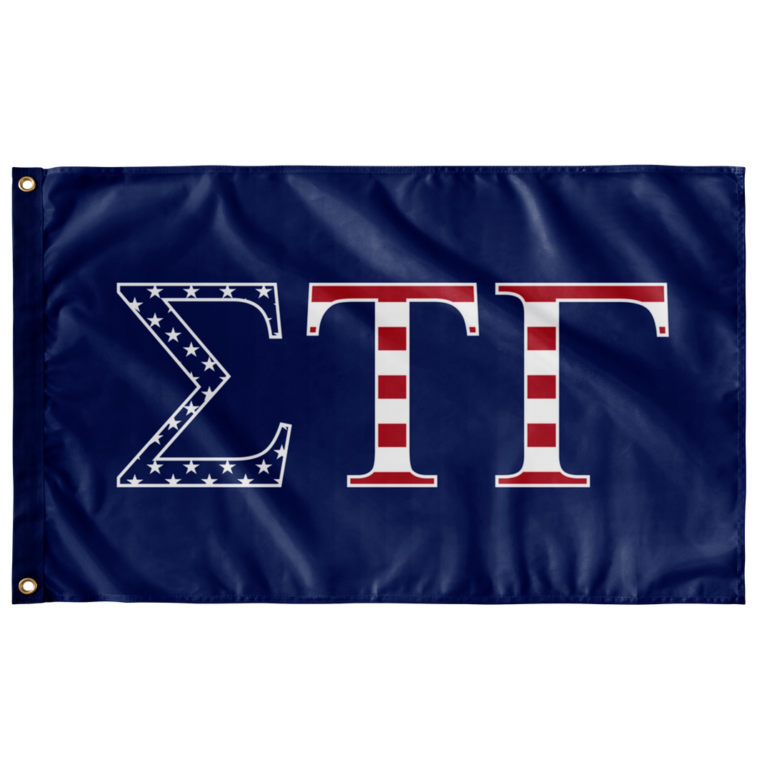 Sigma Tau Gamma USA Flag - Blue