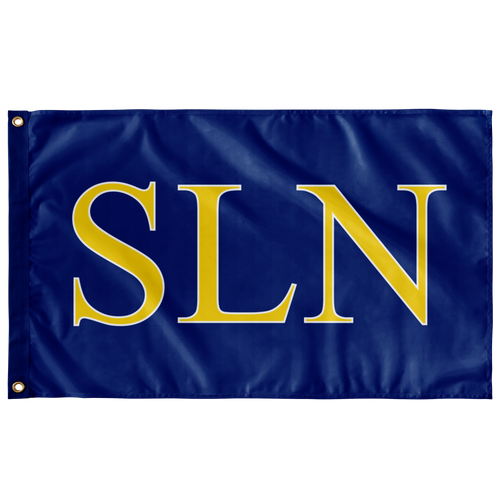 SLN Custom Flag - Royal, Maize & White